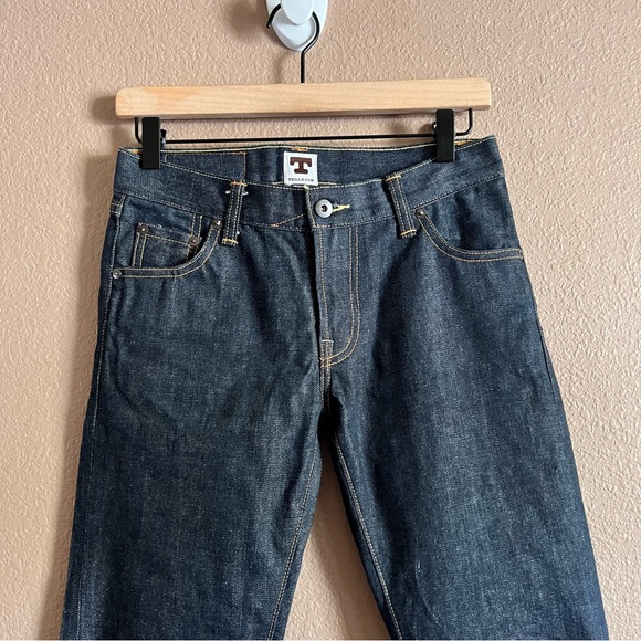 Tellason White Oak Cone Denim Straight Leg Jeans Size 26 Made in USA - Picture 3 of 11